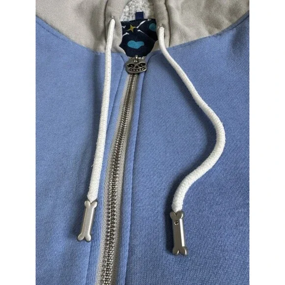 UNDERTALE Sans Fangamer Hoodie Size 6X Sherpa Lined Blue Cozy Gamer